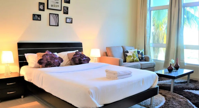 MCLN - Spacious Furnished Studio, Забронировать Апартаменты/квартира Апартаменты Дискавери-Гарденс, Апартаменты/квартира