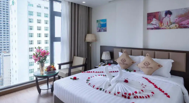 Двухместный номер Deluxe с видом на море Sata Hotel