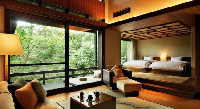 Номер Standard с балконом Hoshino Resorts KAI Aso
