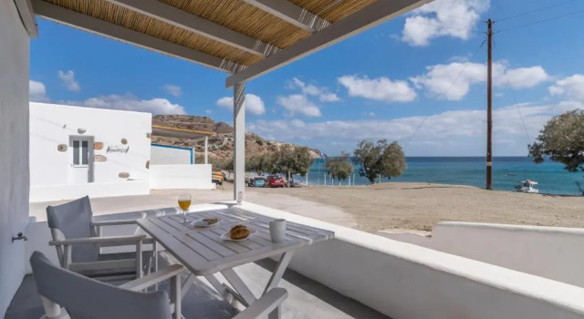 Люкс с видом на море Aqua Bay Beachfront Studios Agia Kyriaki Beach, Milos