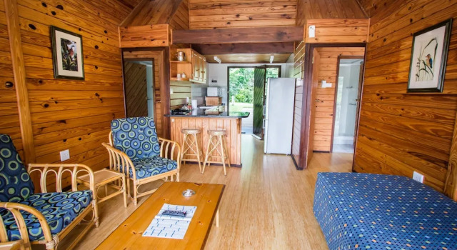 Четырёхместный номер Deluxe с балконом и с видом на сад Imvubu Lodge