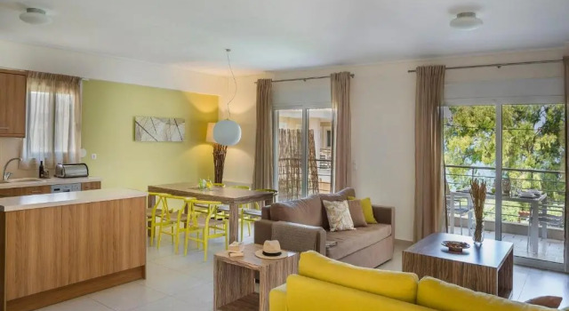 Deluxe Kefalonia Apartment Apartment Hibiscus 3 Bedroom Pool Karavomilos, Забронировать Апартаменты/квартира Апартаменты Каравомилоса, рядом с Озеро Мелиссани, Апартаменты/квартира