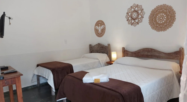 Трёхместный номер Economy Rancho da Serra Pousada