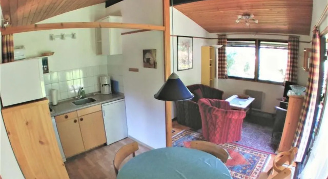 Коттедж "Ferienanlage AmWalde" Ferienhaus Retro Chalet Nr 1