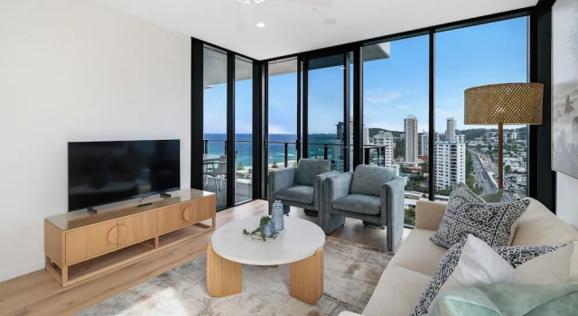 Апартаменты Deluxe с балконом SANDBAR BURLEIGH HEADS with OCEAN VIEWS