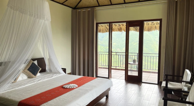 Двухместный номер Deluxe с видом на горы Ta Xua Ecolodge