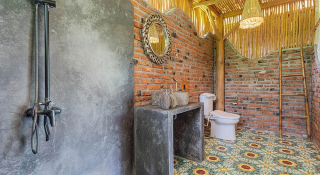 Вилла c 1 комнатой с балконом и с видом на реку Shigar Livin Bali