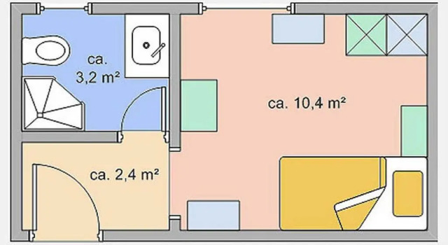 Номер Superior Hotel Appartement Roggal