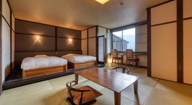 Двухместный номер Standard с видом на горы Yufuin Onsen Toshoan