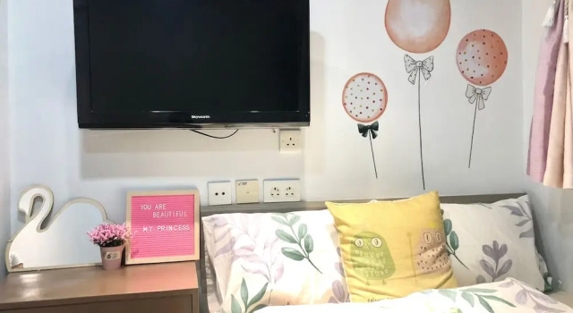 Четырёхместный семейный номер Standard c 1 комнатой с красивым видом из окна AMU Dreamhouse 阿木旅舍