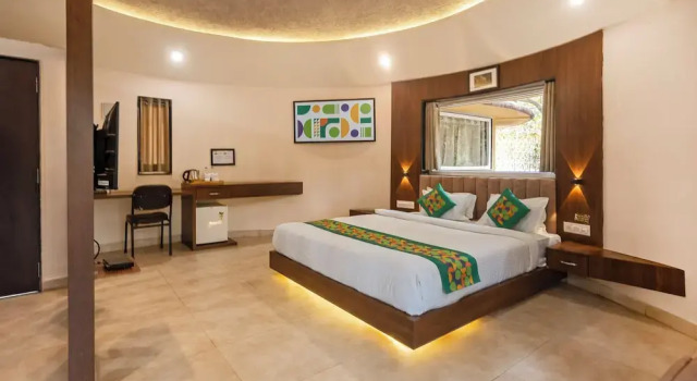 Номер Deluxe с балконом и с видом на окрестности Treebo Premium Mowglis Den, Pench Tiger Reserve, Turia