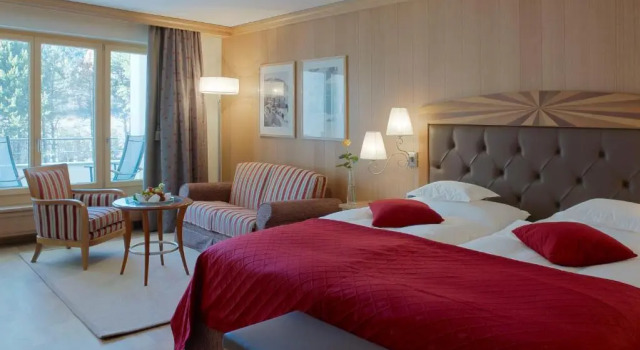 Двухместный номер Deluxe Grand Hotel Kronenhof