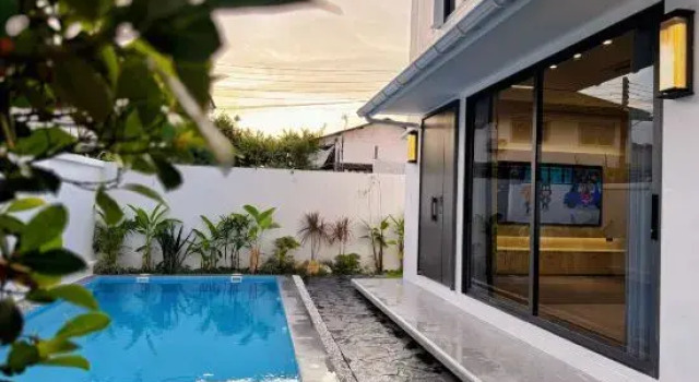 New luxury pool villa near Chiang Mai Old City, 4 bedrooms, 5 bathrooms, luxurious furnishings A4