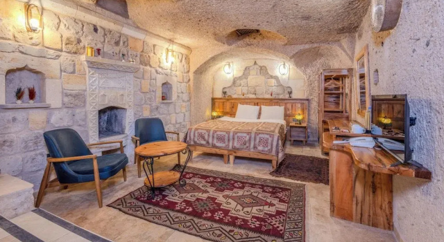 Двухместный номер Deluxe Vasıl Cave Hotel