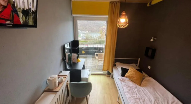 Одноместный номер Standard с балконом Seeblick Hotel und Ferienwohnungen Obermaubach