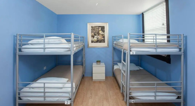 Кровать в общем номере (мужской номер) Chicago Parthenon Hostel