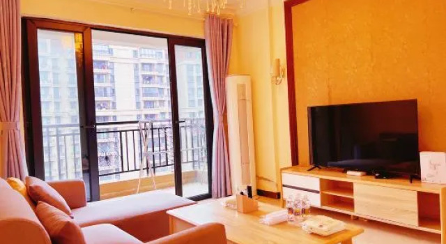 Люкс с 3 комнатами с балконом и с видом на море Yue Seaview Apartment Zhangzhou