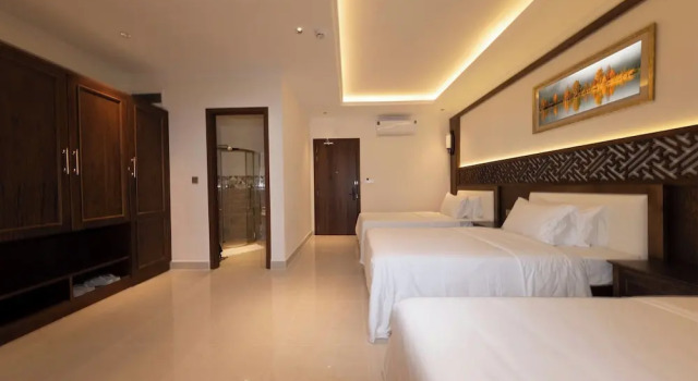 Трёхместный номер Deluxe c 1 комнатой с видом на сад MerPerle Nui Sam Resort