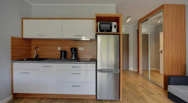 Студия с балконом Komfortowe Apartamenty Sun Seasons 24 w Pogorzelicy Blisko Morza by Noclegi Renters