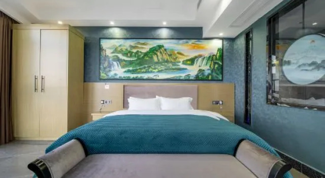 Люкс с красивым видом из окна No.7 Mansion Light Luxury Seaview Hotel (Fangchenggang Sankuaishi Branch)