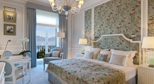 Двухместный номер Superior с видом на озеро Beau-Rivage Palace