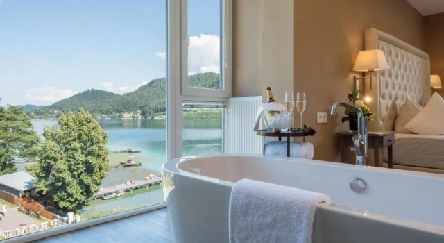 Двухместный номер Standard с балконом и с панорамным видом Promenaden-Strandhotel Marolt