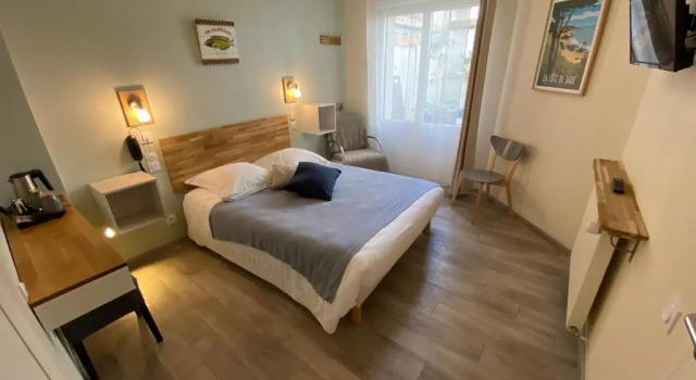 Двухместный номер Standard Hôtel de charme & SPA Villa Cosare sur la promenade bord de plage 20m de la mer