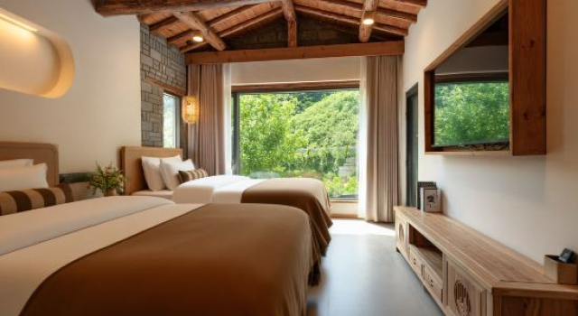 Люкс Mountain Cottage | Health Resort and Vacation Bed and Breakfast (Zhongnan Mountain Village)