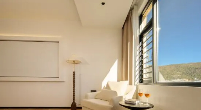 Семейный люкс с 2 комнатами с красивым видом из окна Shangri-La Wenyuan elegant residence designer homestay