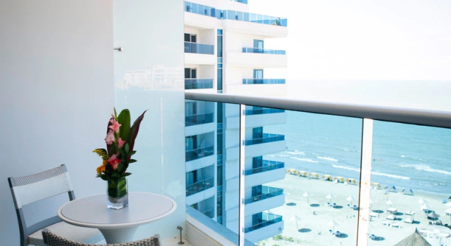 Двухместный номер Superior с балконом и с видом на море Las Americas Torre Del Mar
