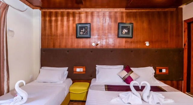 Трёхместный номер Deluxe с видом на море Summer Villa Guest House