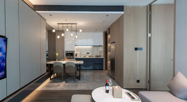 Люкс The Meixi Lake, Changsha Marriott Executive Apartments