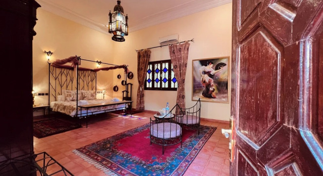 Люкс Deluxe с балконом Riad le Petit Jardin
