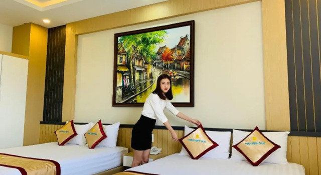Номер Deluxe Minh Minh Nam Hotel