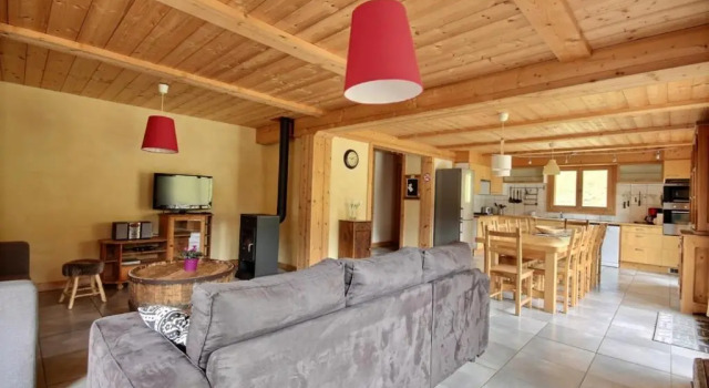 Chalet Au Calme - Seytroux - 12 Personnes- Combette, Забронировать Шале Виллы Овернь-Рона-Альпы, Вилла