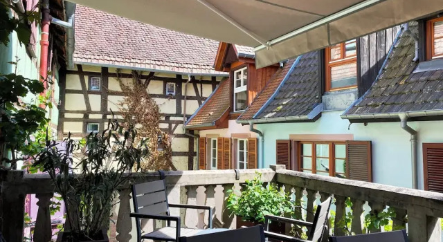Апартаменты с балконом и с видом на сад Laterale Residences Riquewihr