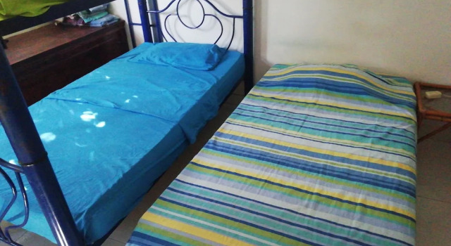 Кровать в общем номере Taminaka Hostel