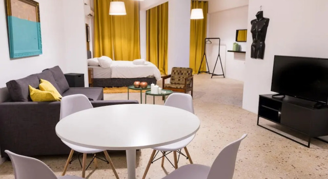 Студия Loft at Historical Center of Athens w Acropolis View