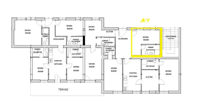 Двухместный номер Standard Ditta Rooms Debrecen