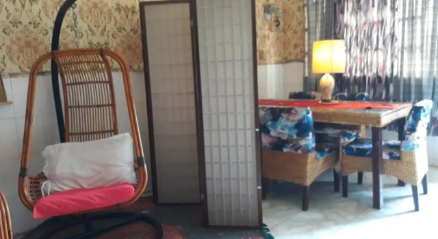 Кровать в общем номере Vannys Peaceful Guesthouse