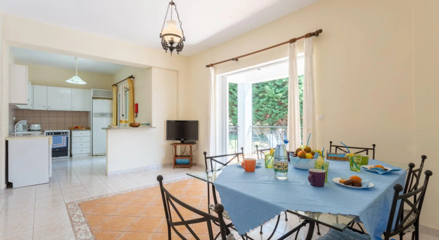 Skala Villa Blue Large Private Pool Walk to Beach Sea Views A C Wifi - 2824