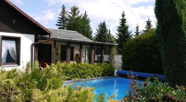 Коттедж Ferienhaus In Maxen Mit Privatem Pool