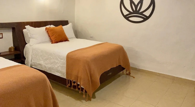 Четырёхместный номер Deluxe с видом на бассейн Kuxtal Hotel Boutique