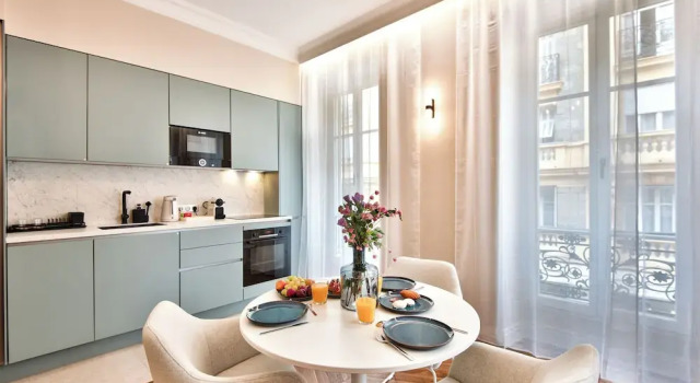 Двухместные апартаменты с видом на город Aparthotel 9 ALBERTI Nice Centre