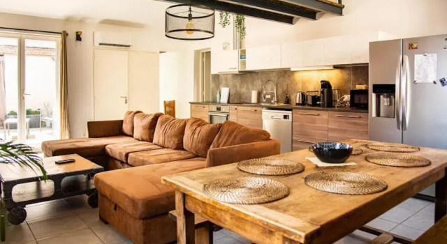 Коттедж Loft 90 m2 cosy au calme avec terrasse et parking