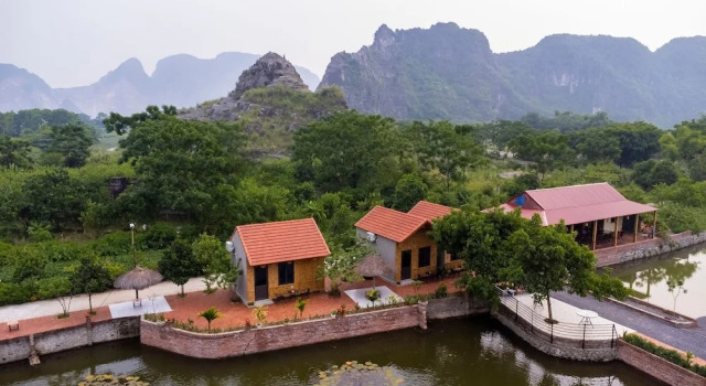 Tam Coc Cat Luong Homestay, Забронировать Отель Отели Хоа Лу с завтраком, Завтраки