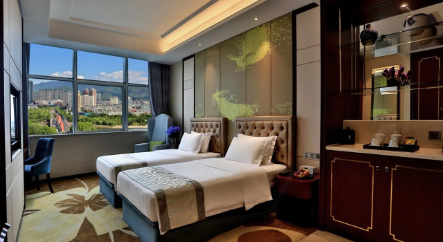 Двухместный номер Deluxe Yiwu Zhonglian Kaixin Hotel