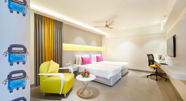 Номер Deluxe ZIBE Luxe Hyderabad by GRT Hotels