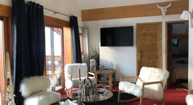 Penthouse "Bond 007" 120 m2 piscine sauna Risoul 1850, Réserver Appartement Risoul Risoul