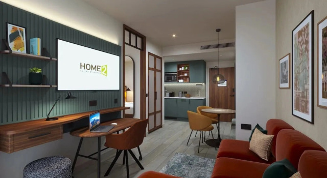 Четырёхместный семейный люкс Home2 Suites By Hilton Dublin City Centre